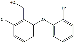 [2-(2-bromophenoxy)-6-chlorophenyl]methanol Structure