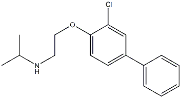 [2-(2-chloro-4-phenylphenoxy)ethyl](propan-2-yl)amine