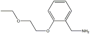 [2-(2-ethoxyethoxy)phenyl]methanamine Structure