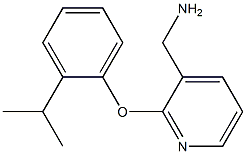 [2-(2-isopropylphenoxy)pyridin-3-yl]methylamine Struktur