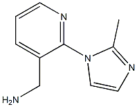 [2-(2-methyl-1H-imidazol-1-yl)pyridin-3-yl]methylamine Structure