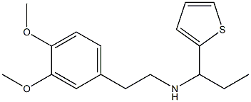 [2-(3,4-dimethoxyphenyl)ethyl][1-(thiophen-2-yl)propyl]amine