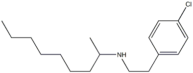 [2-(4-chlorophenyl)ethyl](nonan-2-yl)amine Structure