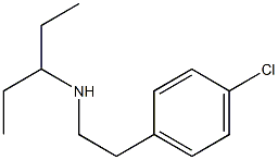 [2-(4-chlorophenyl)ethyl](pentan-3-yl)amine Structure