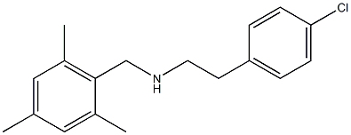 [2-(4-chlorophenyl)ethyl][(2,4,6-trimethylphenyl)methyl]amine Structure