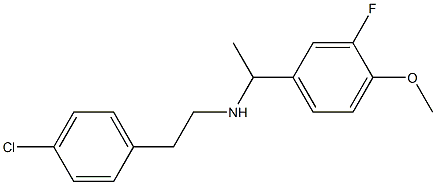  [2-(4-chlorophenyl)ethyl][1-(3-fluoro-4-methoxyphenyl)ethyl]amine