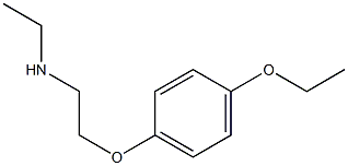 [2-(4-ethoxyphenoxy)ethyl](ethyl)amine 化学構造式