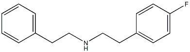 [2-(4-fluorophenyl)ethyl](2-phenylethyl)amine Struktur