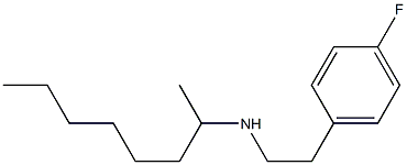 [2-(4-fluorophenyl)ethyl](octan-2-yl)amine Structure