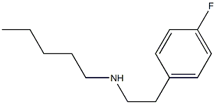 [2-(4-fluorophenyl)ethyl](pentyl)amine 结构式