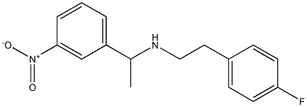 [2-(4-fluorophenyl)ethyl][1-(3-nitrophenyl)ethyl]amine