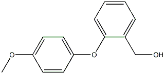 [2-(4-methoxyphenoxy)phenyl]methanol 结构式