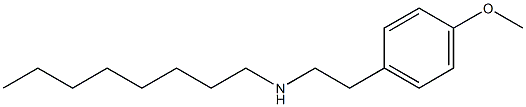 [2-(4-methoxyphenyl)ethyl](octyl)amine 结构式