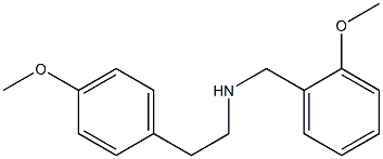 [2-(4-methoxyphenyl)ethyl][(2-methoxyphenyl)methyl]amine 结构式