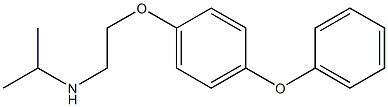 [2-(4-phenoxyphenoxy)ethyl](propan-2-yl)amine Structure