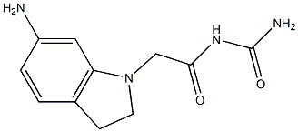 [2-(6-amino-2,3-dihydro-1H-indol-1-yl)acetyl]urea