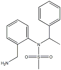  [2-(aminomethyl)phenyl]-N-(1-phenylethyl)methanesulfonamide