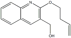 [2-(but-3-en-1-yloxy)quinolin-3-yl]methanol Structure