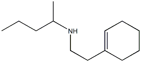 [2-(cyclohex-1-en-1-yl)ethyl](pentan-2-yl)amine,,结构式
