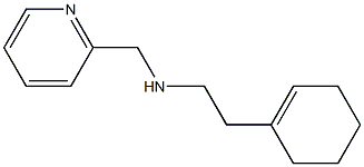 [2-(cyclohex-1-en-1-yl)ethyl](pyridin-2-ylmethyl)amine,,结构式