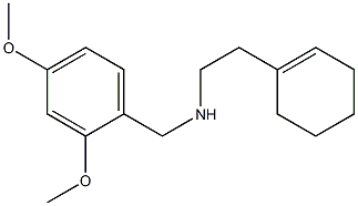 [2-(cyclohex-1-en-1-yl)ethyl][(2,4-dimethoxyphenyl)methyl]amine,,结构式