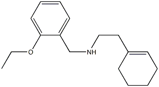 [2-(cyclohex-1-en-1-yl)ethyl][(2-ethoxyphenyl)methyl]amine Struktur