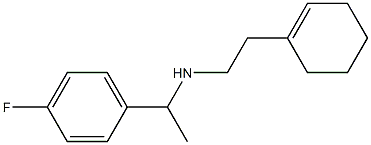 [2-(cyclohex-1-en-1-yl)ethyl][1-(4-fluorophenyl)ethyl]amine Structure