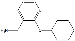 [2-(cyclohexyloxy)pyridin-3-yl]methylamine Structure