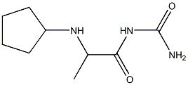 [2-(cyclopentylamino)propanoyl]urea