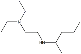 [2-(diethylamino)ethyl](pentan-2-yl)amine,,结构式