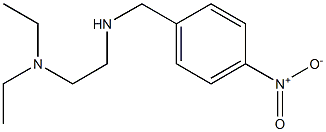 [2-(diethylamino)ethyl][(4-nitrophenyl)methyl]amine,,结构式