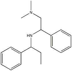 [2-(dimethylamino)-1-phenylethyl](1-phenylpropyl)amine 结构式