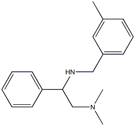[2-(dimethylamino)-1-phenylethyl][(3-methylphenyl)methyl]amine