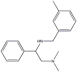  [2-(dimethylamino)-1-phenylethyl][(3-methylphenyl)methyl]amine