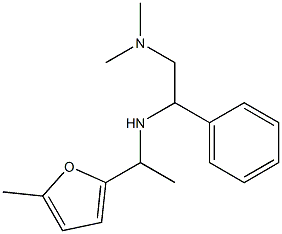 [2-(dimethylamino)-1-phenylethyl][1-(5-methylfuran-2-yl)ethyl]amine,,结构式