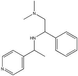 [2-(dimethylamino)-1-phenylethyl][1-(pyridin-4-yl)ethyl]amine Structure