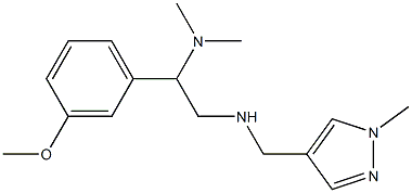 [2-(dimethylamino)-2-(3-methoxyphenyl)ethyl][(1-methyl-1H-pyrazol-4-yl)methyl]amine