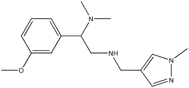  [2-(dimethylamino)-2-(3-methoxyphenyl)ethyl][(1-methyl-1H-pyrazol-4-yl)methyl]amine