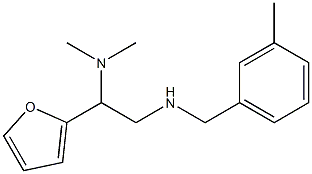  [2-(dimethylamino)-2-(furan-2-yl)ethyl][(3-methylphenyl)methyl]amine