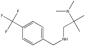 [2-(dimethylamino)-2-methylpropyl]({[4-(trifluoromethyl)phenyl]methyl})amine Structure