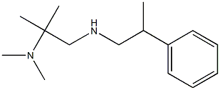 [2-(dimethylamino)-2-methylpropyl](2-phenylpropyl)amine Structure