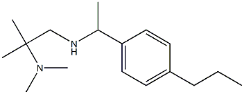 [2-(dimethylamino)-2-methylpropyl][1-(4-propylphenyl)ethyl]amine Structure