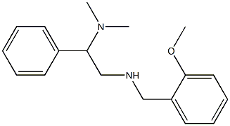 [2-(dimethylamino)-2-phenylethyl][(2-methoxyphenyl)methyl]amine,,结构式