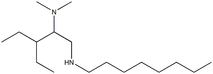 [2-(dimethylamino)-3-ethylpentyl](octyl)amine 结构式