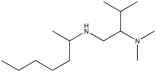 [2-(dimethylamino)-3-methylbutyl](heptan-2-yl)amine Struktur