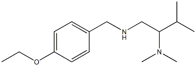 [2-(dimethylamino)-3-methylbutyl][(4-ethoxyphenyl)methyl]amine Struktur