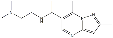 [2-(dimethylamino)ethyl](1-{2,7-dimethylpyrazolo[1,5-a]pyrimidin-6-yl}ethyl)amine