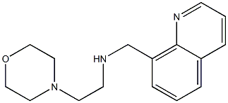 [2-(morpholin-4-yl)ethyl](quinolin-8-ylmethyl)amine|