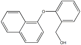 [2-(naphthalen-1-yloxy)phenyl]methanol Struktur