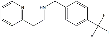 [2-(pyridin-2-yl)ethyl]({[4-(trifluoromethyl)phenyl]methyl})amine 化学構造式